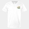 V-Neck Heavy Cotton 100% T-Shirt Thumbnail