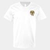 V-Neck Heavy Cotton 100% T-Shirt Thumbnail