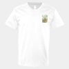 V-Neck Heavy Cotton 100% T-Shirt Thumbnail