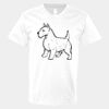 V-Neck Heavy Cotton 100% T-Shirt Thumbnail