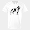 V-Neck Heavy Cotton 100% T-Shirt Thumbnail