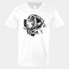 V-Neck Heavy Cotton 100% T-Shirt Thumbnail