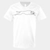 V-Neck Heavy Cotton 100% T-Shirt Thumbnail