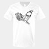 V-Neck Heavy Cotton 100% T-Shirt Thumbnail