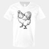 V-Neck Heavy Cotton 100% T-Shirt Thumbnail