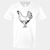 V-Neck Heavy Cotton 100% T-Shirt Thumbnail