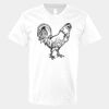 V-Neck Heavy Cotton 100% T-Shirt Thumbnail