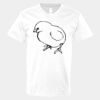 V-Neck Heavy Cotton 100% T-Shirt Thumbnail