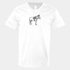 V-Neck Heavy Cotton 100% T-Shirt Thumbnail