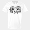 V-Neck Heavy Cotton 100% T-Shirt Thumbnail