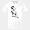 V-Neck Heavy Cotton 100% T-Shirt Thumbnail