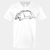 V-Neck Heavy Cotton 100% T-Shirt Thumbnail