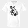 V-Neck Heavy Cotton 100% T-Shirt Thumbnail