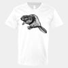 V-Neck Heavy Cotton 100% T-Shirt Thumbnail