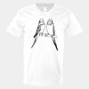 V-Neck Heavy Cotton 100% T-Shirt Thumbnail
