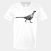 V-Neck Heavy Cotton 100% T-Shirt Thumbnail