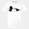 V-Neck Heavy Cotton 100% T-Shirt Thumbnail