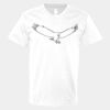 V-Neck Heavy Cotton 100% T-Shirt Thumbnail