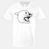 V-Neck Heavy Cotton 100% T-Shirt Thumbnail