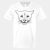 V-Neck Heavy Cotton 100% T-Shirt Thumbnail