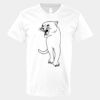 V-Neck Heavy Cotton 100% T-Shirt Thumbnail
