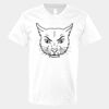 V-Neck Heavy Cotton 100% T-Shirt Thumbnail