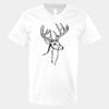 V-Neck Heavy Cotton 100% T-Shirt Thumbnail