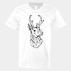 V-Neck Heavy Cotton 100% T-Shirt Thumbnail
