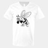 V-Neck Heavy Cotton 100% T-Shirt Thumbnail