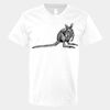 V-Neck Heavy Cotton 100% T-Shirt Thumbnail