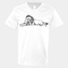 V-Neck Heavy Cotton 100% T-Shirt Thumbnail