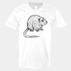 V-Neck Heavy Cotton 100% T-Shirt Thumbnail