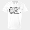 V-Neck Heavy Cotton 100% T-Shirt Thumbnail
