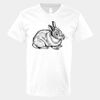 V-Neck Heavy Cotton 100% T-Shirt Thumbnail