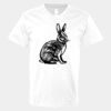 V-Neck Heavy Cotton 100% T-Shirt Thumbnail