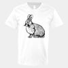 V-Neck Heavy Cotton 100% T-Shirt Thumbnail