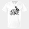 V-Neck Heavy Cotton 100% T-Shirt Thumbnail