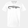 V-Neck Heavy Cotton 100% T-Shirt Thumbnail