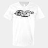 V-Neck Heavy Cotton 100% T-Shirt Thumbnail