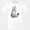 V-Neck Heavy Cotton 100% T-Shirt Thumbnail