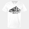 V-Neck Heavy Cotton 100% T-Shirt Thumbnail