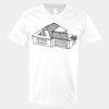 V-Neck Heavy Cotton 100% T-Shirt Thumbnail