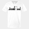 V-Neck Heavy Cotton 100% T-Shirt Thumbnail
