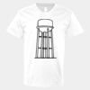V-Neck Heavy Cotton 100% T-Shirt Thumbnail