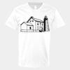 V-Neck Heavy Cotton 100% T-Shirt Thumbnail