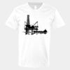 V-Neck Heavy Cotton 100% T-Shirt Thumbnail