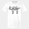 V-Neck Heavy Cotton 100% T-Shirt Thumbnail