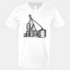 V-Neck Heavy Cotton 100% T-Shirt Thumbnail