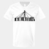 V-Neck Heavy Cotton 100% T-Shirt Thumbnail