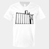 V-Neck Heavy Cotton 100% T-Shirt Thumbnail